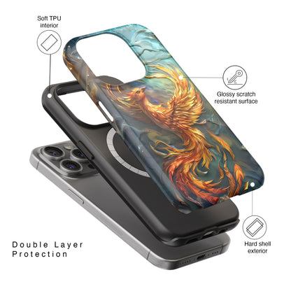 Mythical Phoenix Design iPhone Case