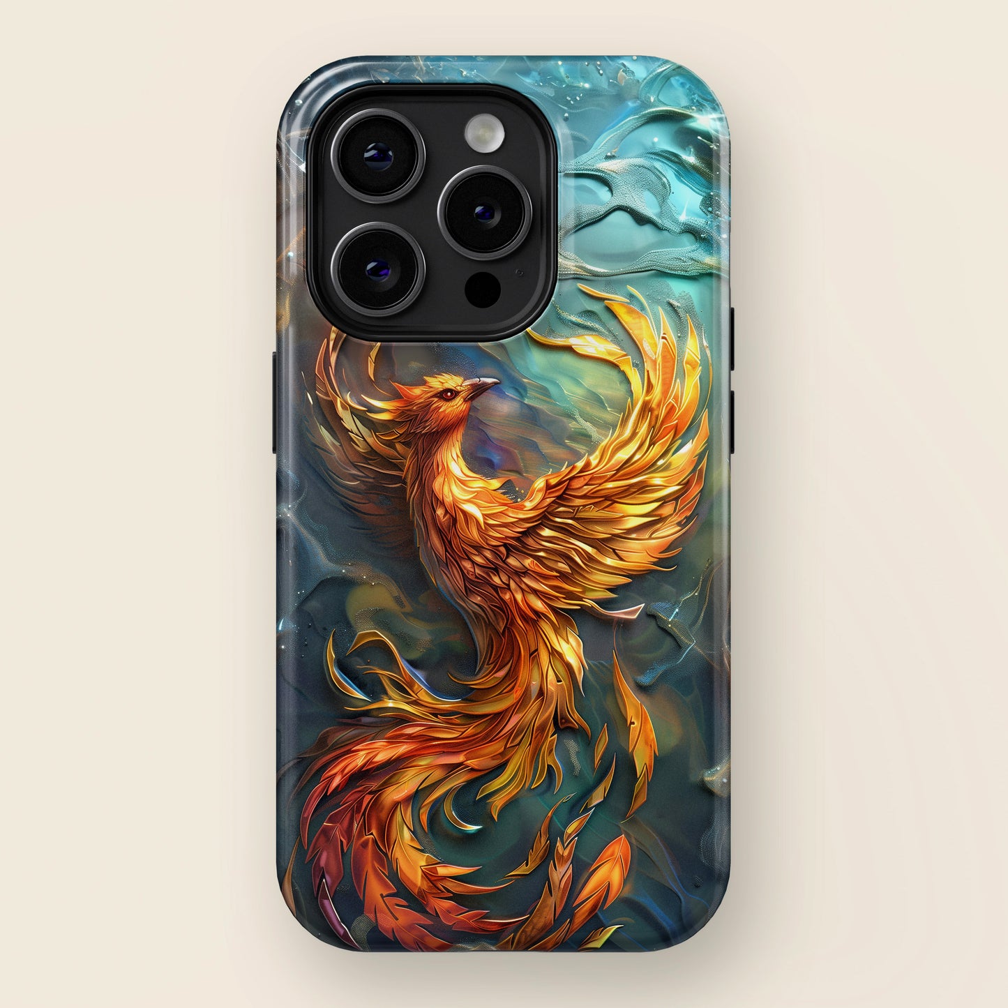 Mythical Phoenix Design iPhone Case