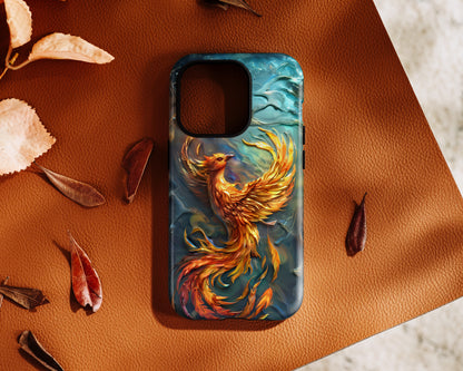 Mythical Phoenix Design iPhone Case