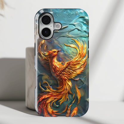 Mythical Phoenix Design iPhone Case