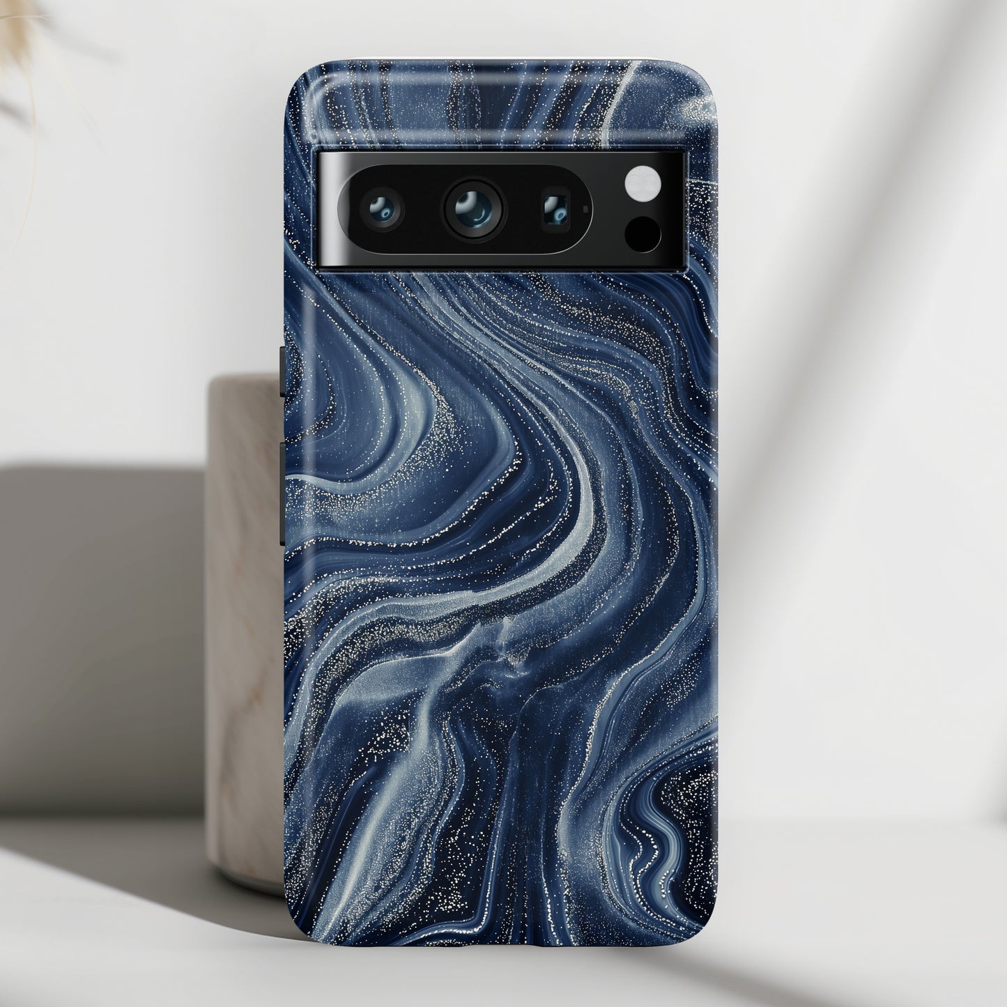 Navy Universe Design Google Pixel Phone Case