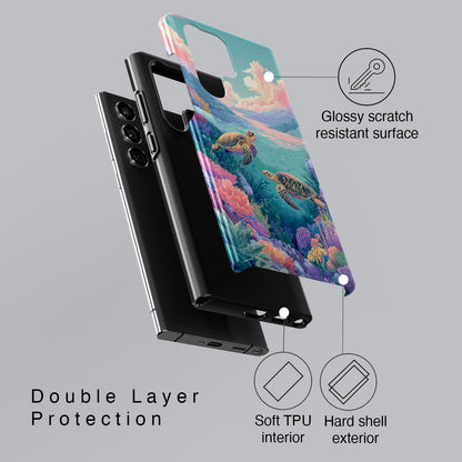 Ocean Bliss Design Phone Case for Galaxy S series Phones