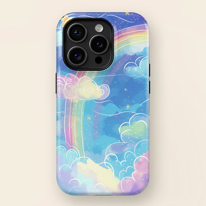 Pastel Rainbow Design iPhone Case