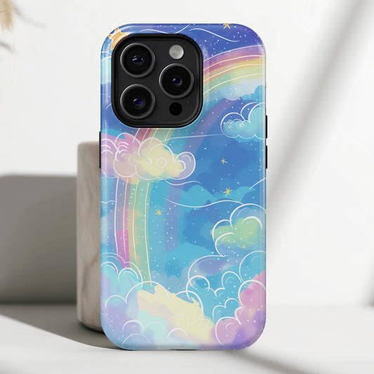 Pastel Rainbow Design iPhone Case