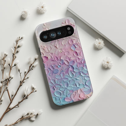 Pastel Flower Abstract Oil Painting Design Phone Case for Google Pixel