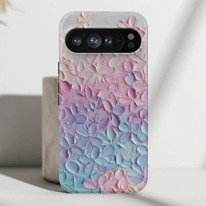 Pastel Flower Abstract Oil Painting Design Phone Case for Google Pixel