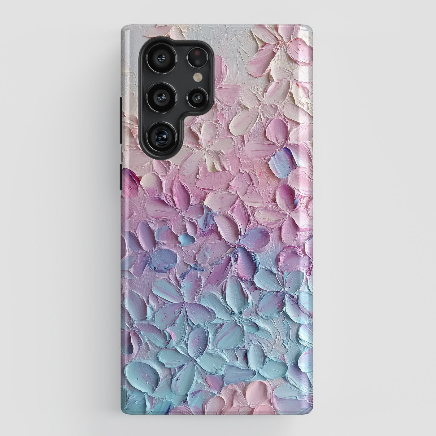 Pastel Flower Abstract Oil Painting Design Phone Case for Galaxy S series Phones