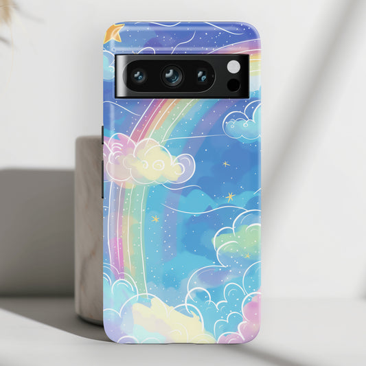 Pastel Rainbow Design Google Pixel Phone Case