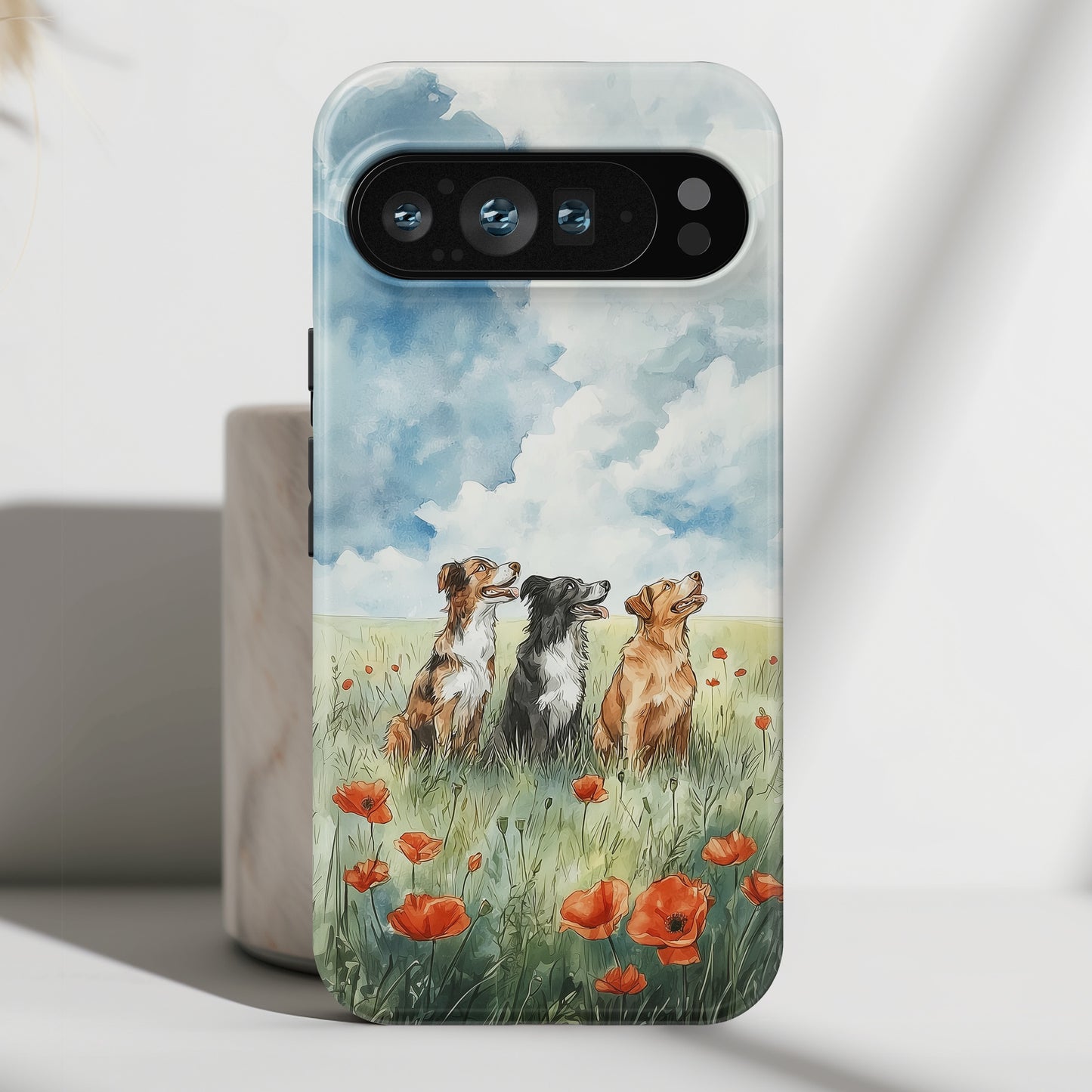 Paws & Poppies Design Phone Case for Google Pixel
