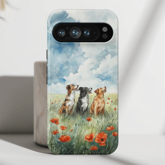 Paws & Poppies Design Phone Case for Google Pixel