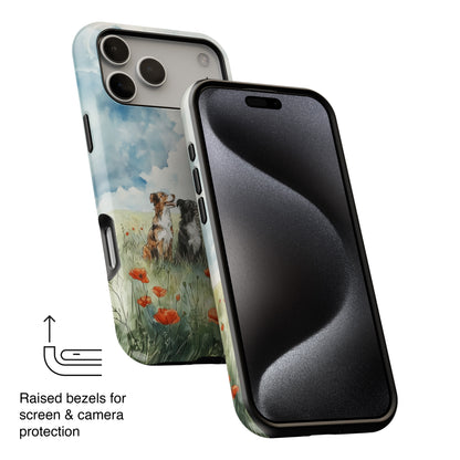 Paws & Poppies Design iPhone Case