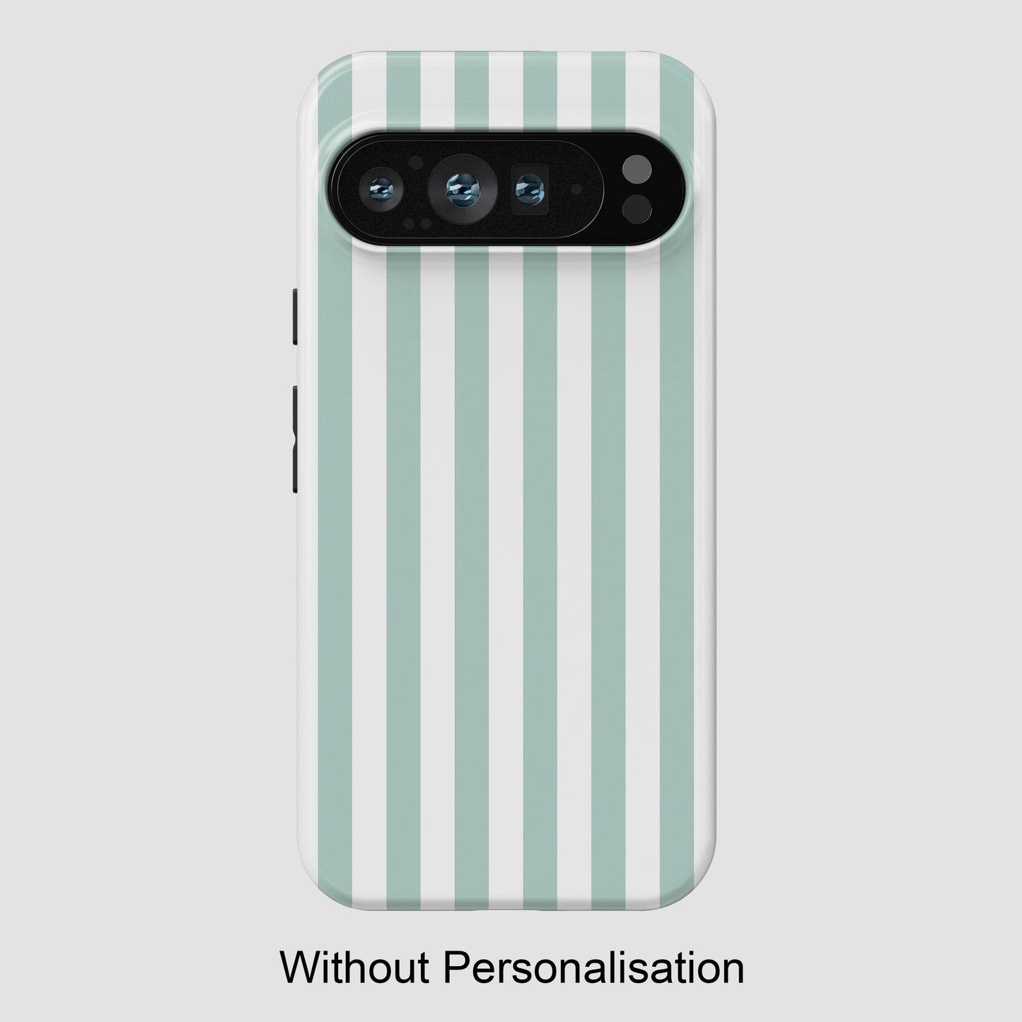 Personalisable Striped Design (Blue) Phone Case for Google Pixel