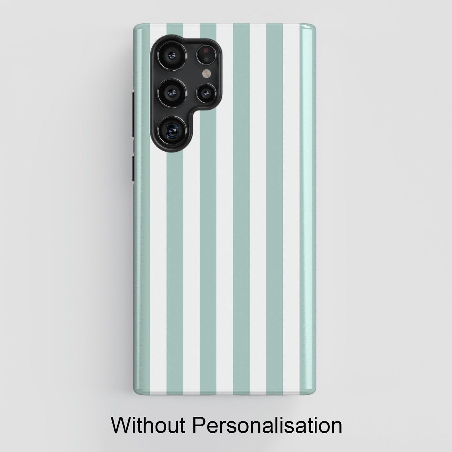 Personalisable Striped Design (Blue) Phone Case for Galaxy S series Phones