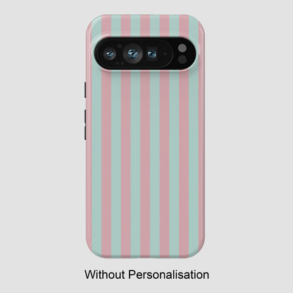 Personalisable Striped Design (Candy) Phone Case for Google Pixel