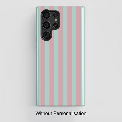 Personalisable Striped Design (Candy) Phone Case for Galaxy S series Phones