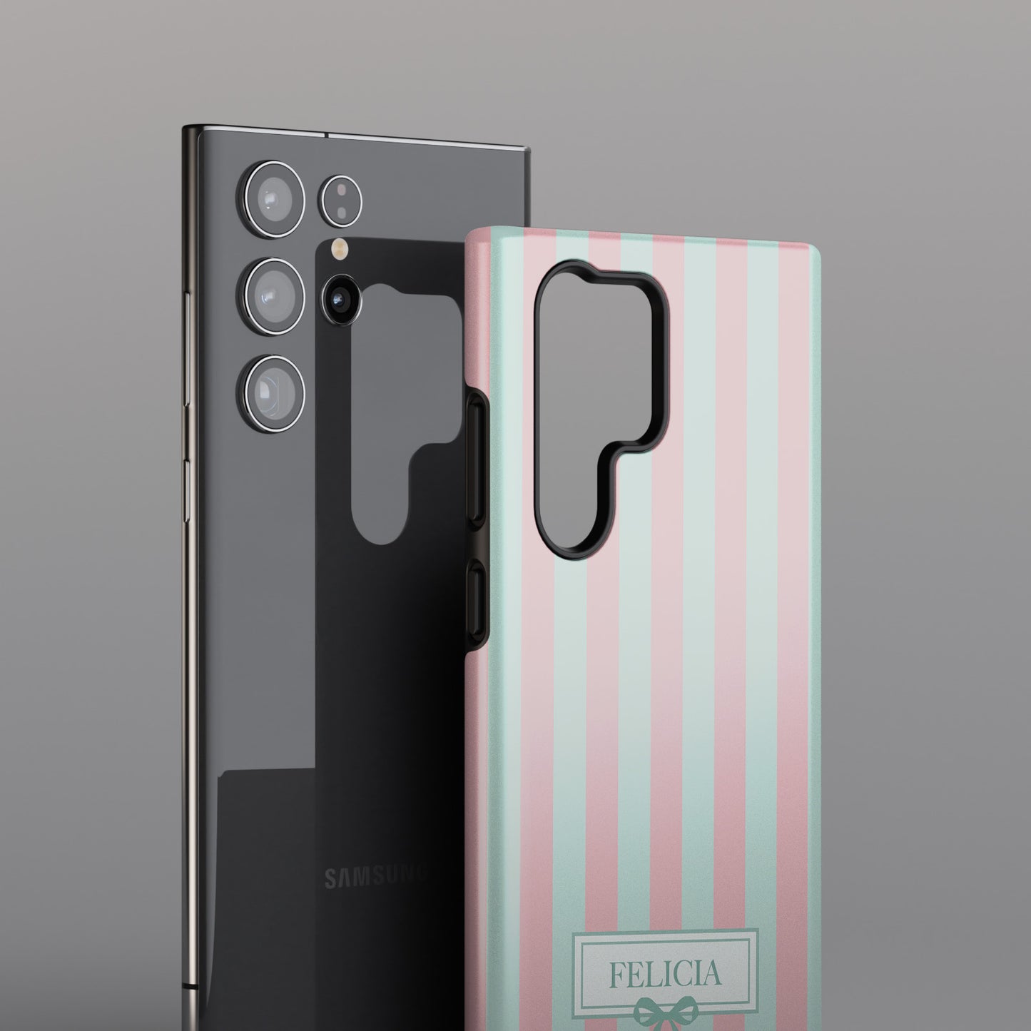 Personalisable Striped Design (Candy) Phone Case for Galaxy S series Phones