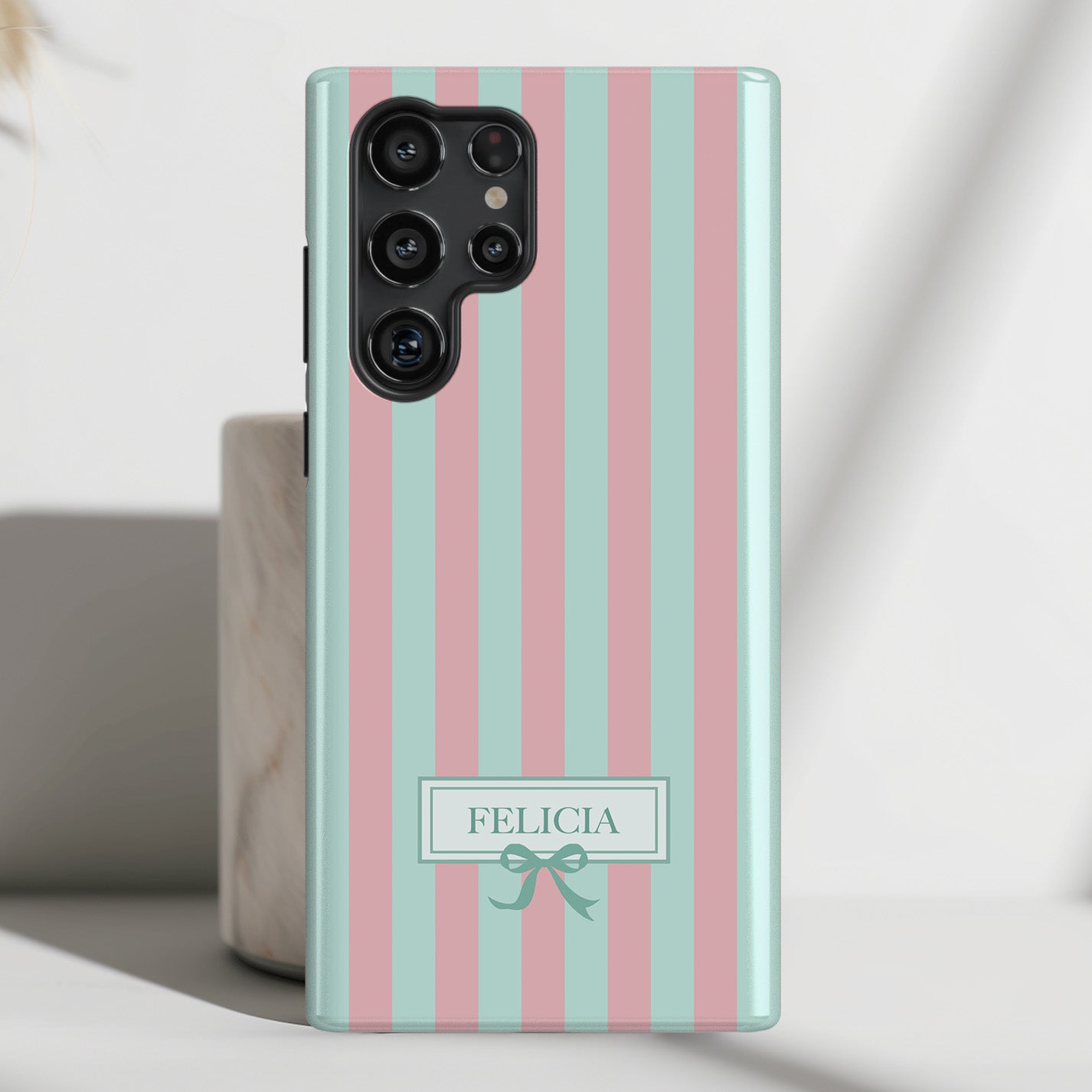 Personalisable Striped Design (Candy) Phone Case for Galaxy S series Phones
