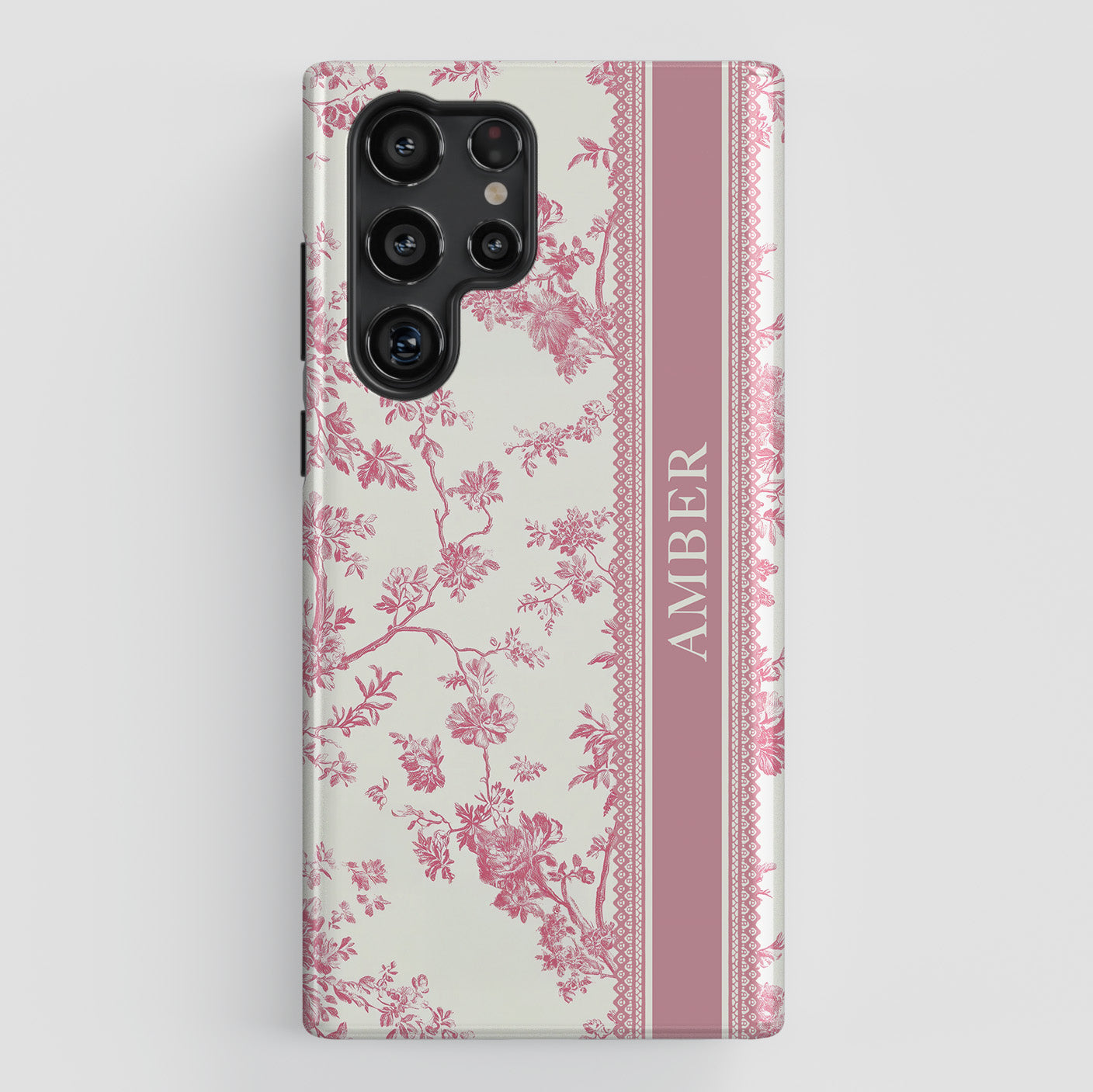 Personalisable Vintage Toile de Jouy Design Phone Case for Galaxy S series Phones