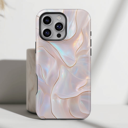 Pink Pearl Pattern Design iPhone Case