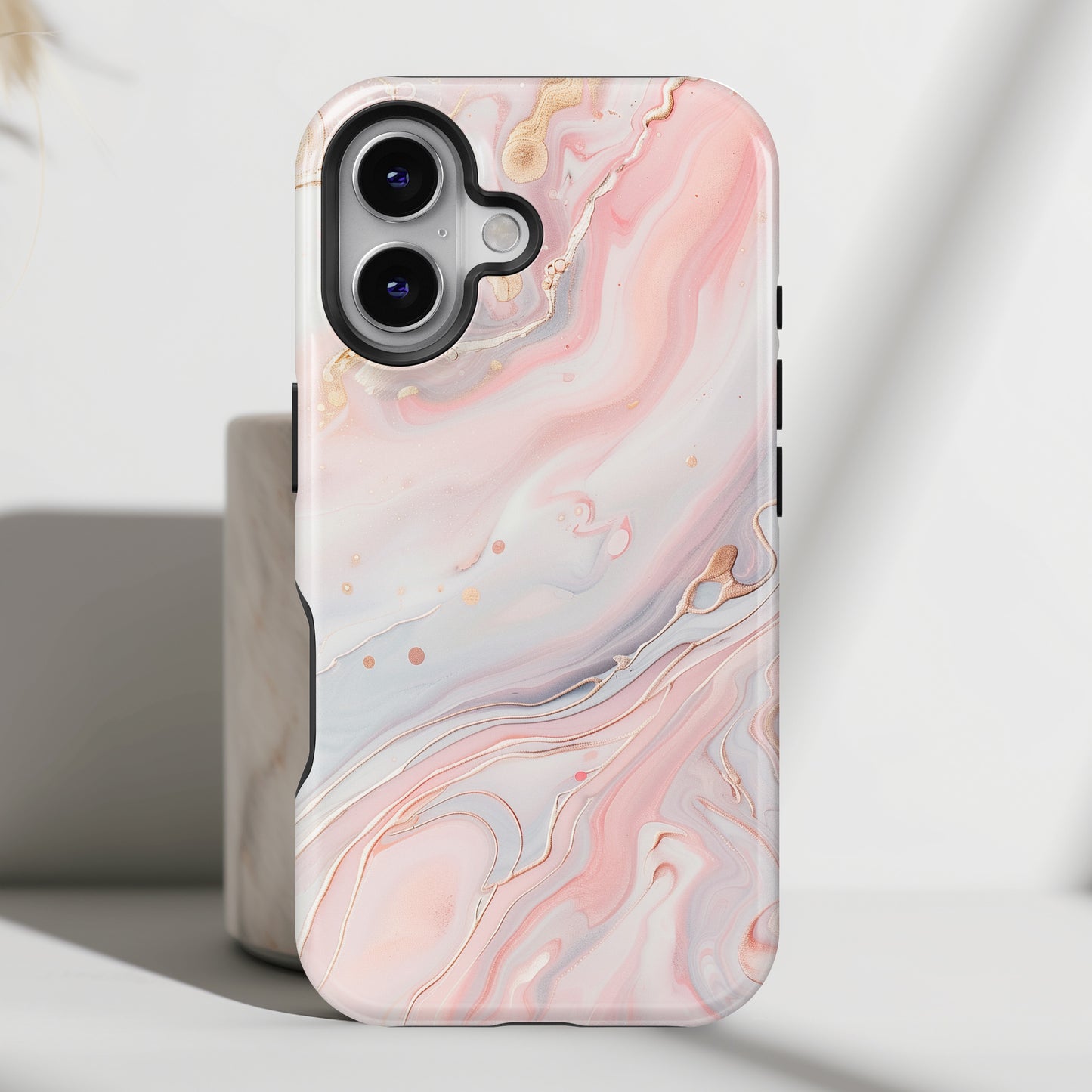 Luxury Pink Marble Case for iPhone