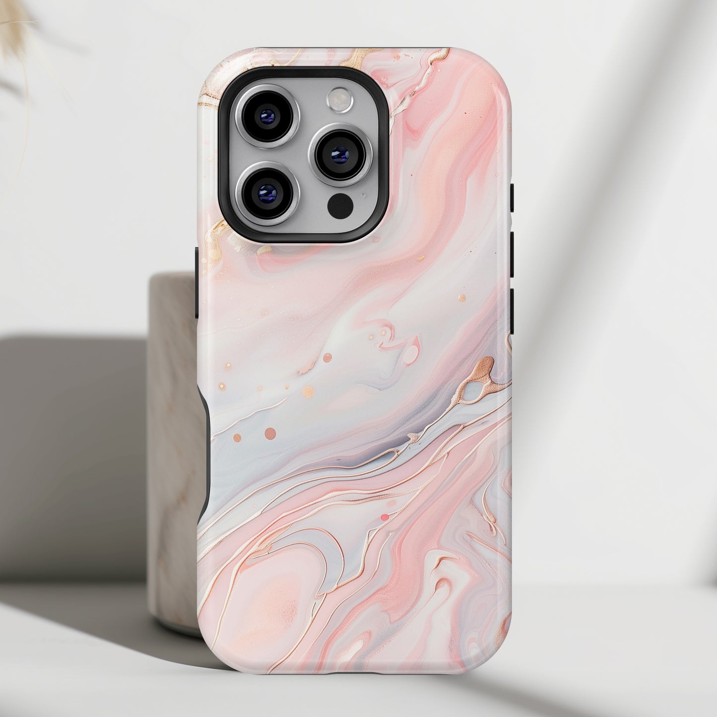 Luxury Pink Marble Case for iPhone