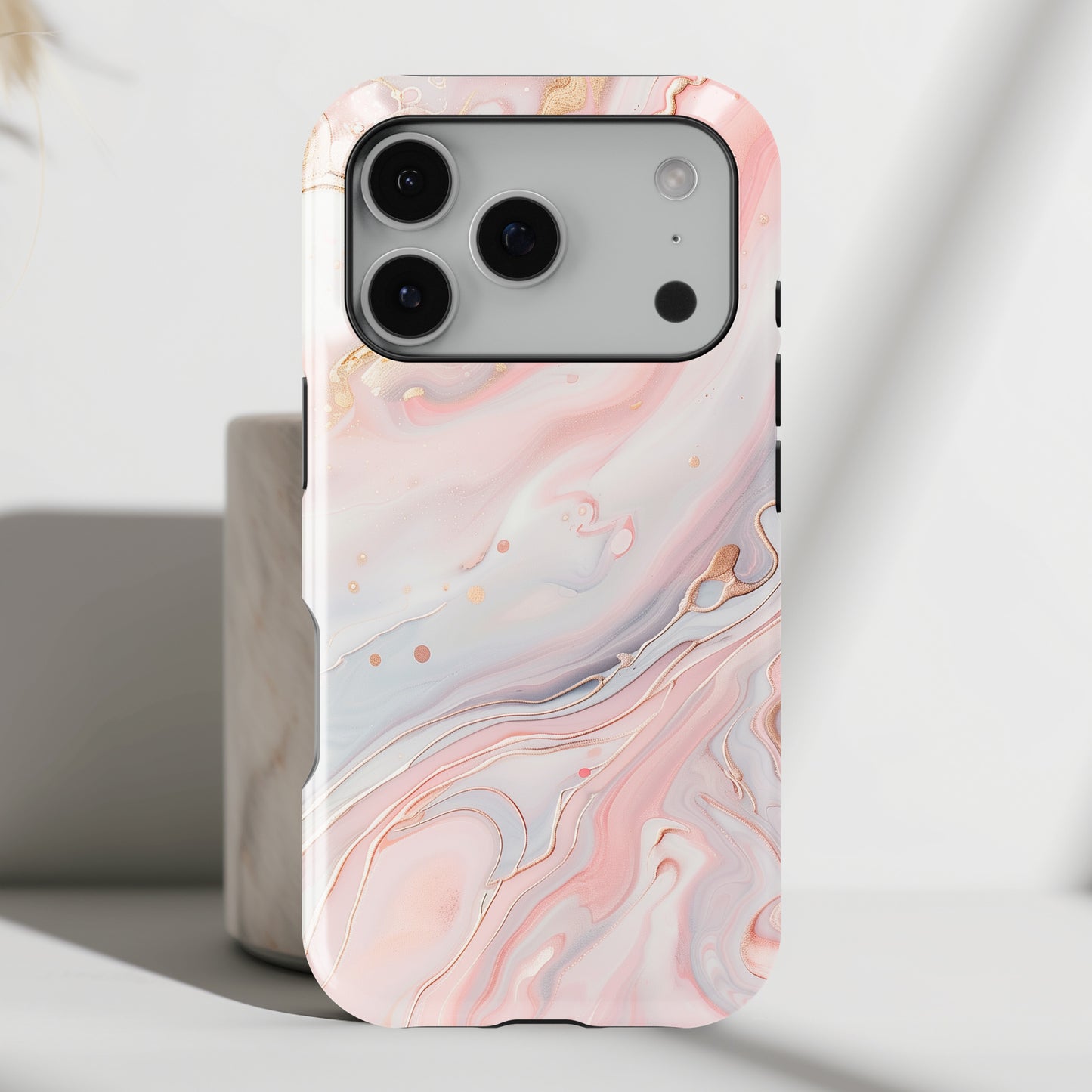 Luxury Pink Marble Case for iPhone