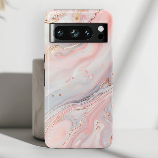Pink Marble Design Google Pixel Phone Case