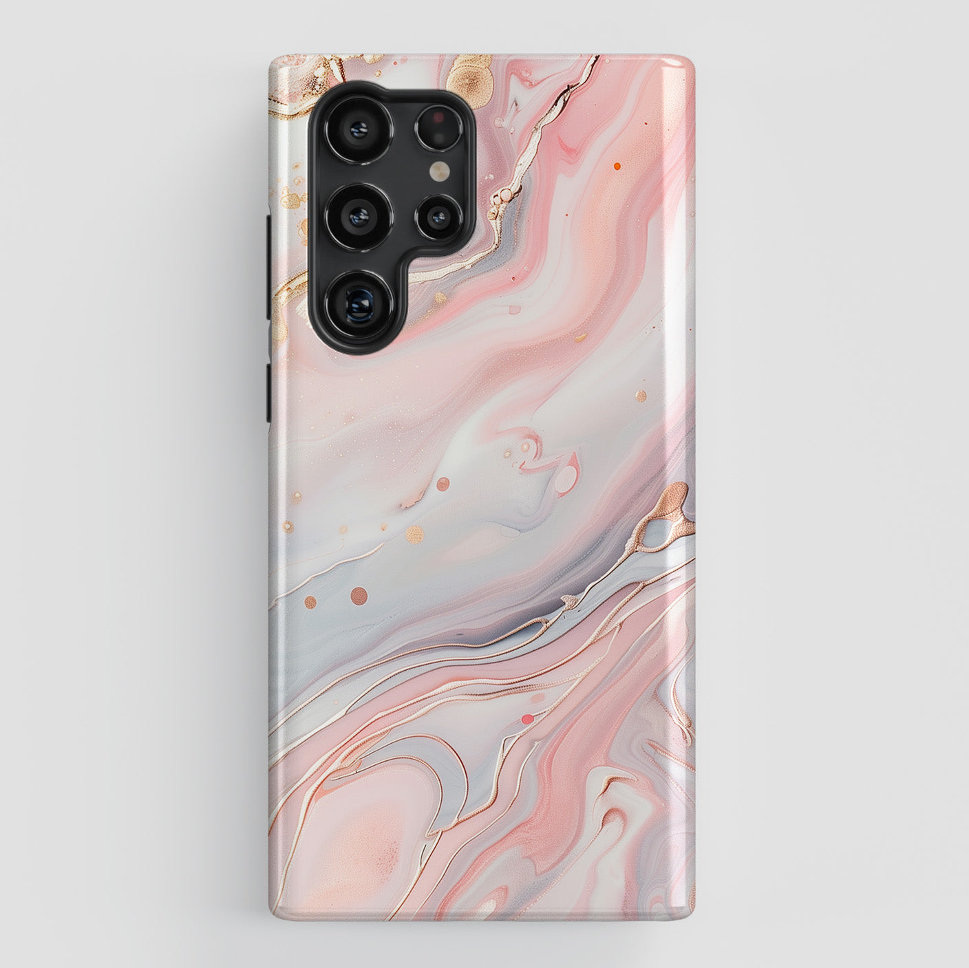 Pink Marble Design Samsung Phone Case