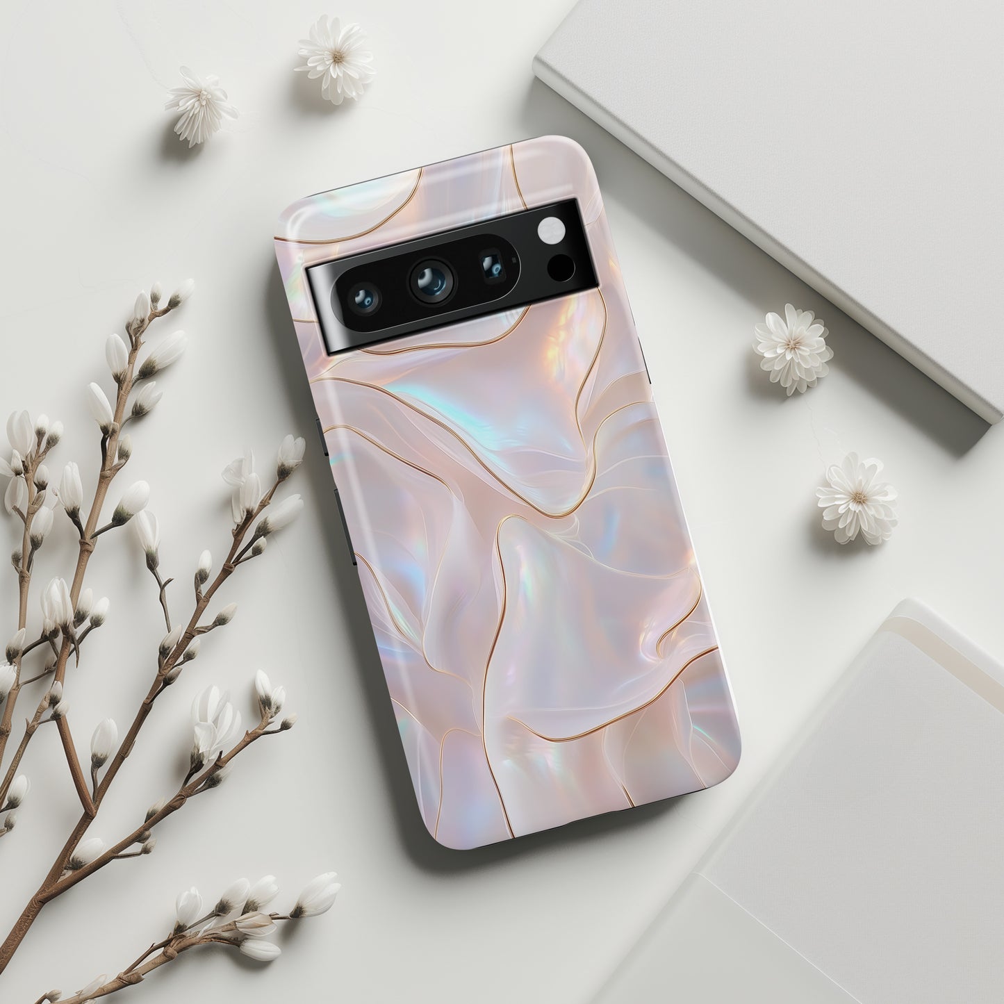 Pink Pearl Pattern Design Google Pixel Phone Case