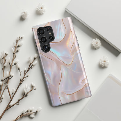 Pink Pearl Pattern Design Samsung Phone Case