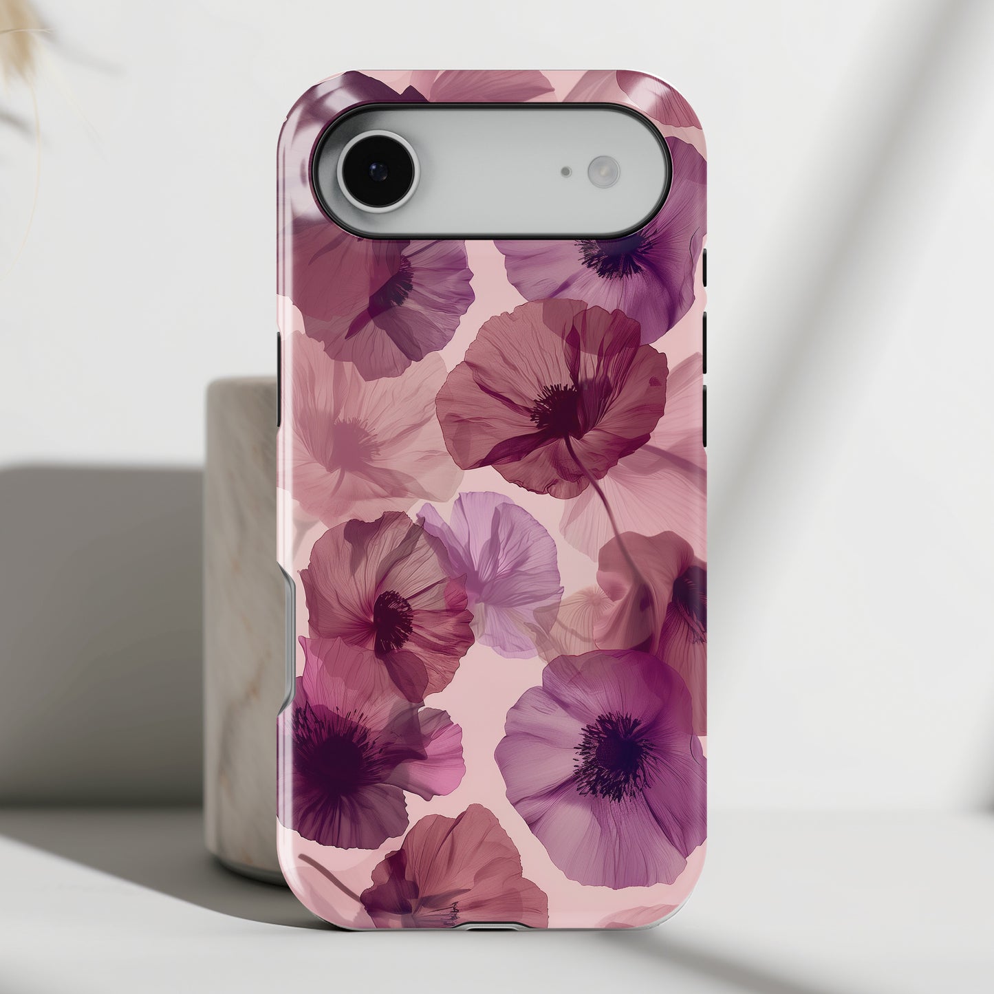Poppy Flower Design iPhone Case