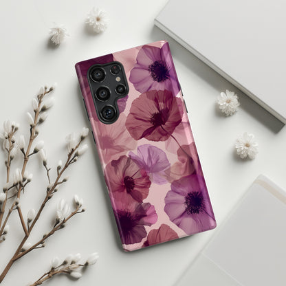 Poppy Flower Design Samsung Phone Case