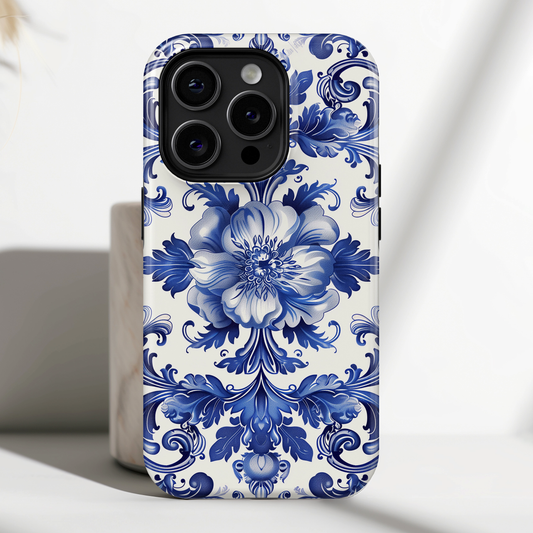 Porcelain Floral Style Design iPhone Case