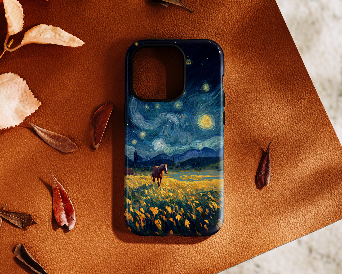 Prairie Nocturne Design iPhone Case