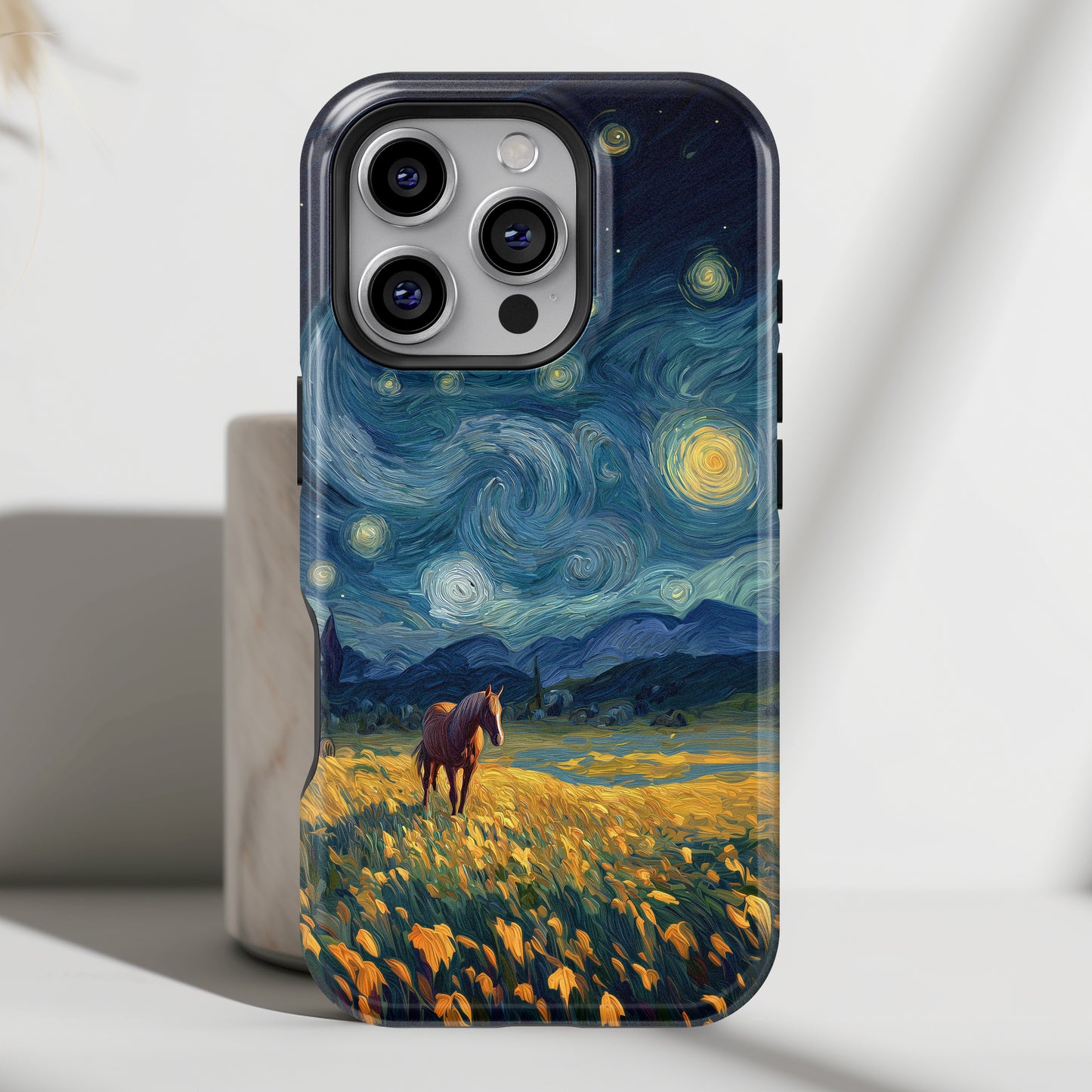 Prairie Nocturne Design iPhone Case