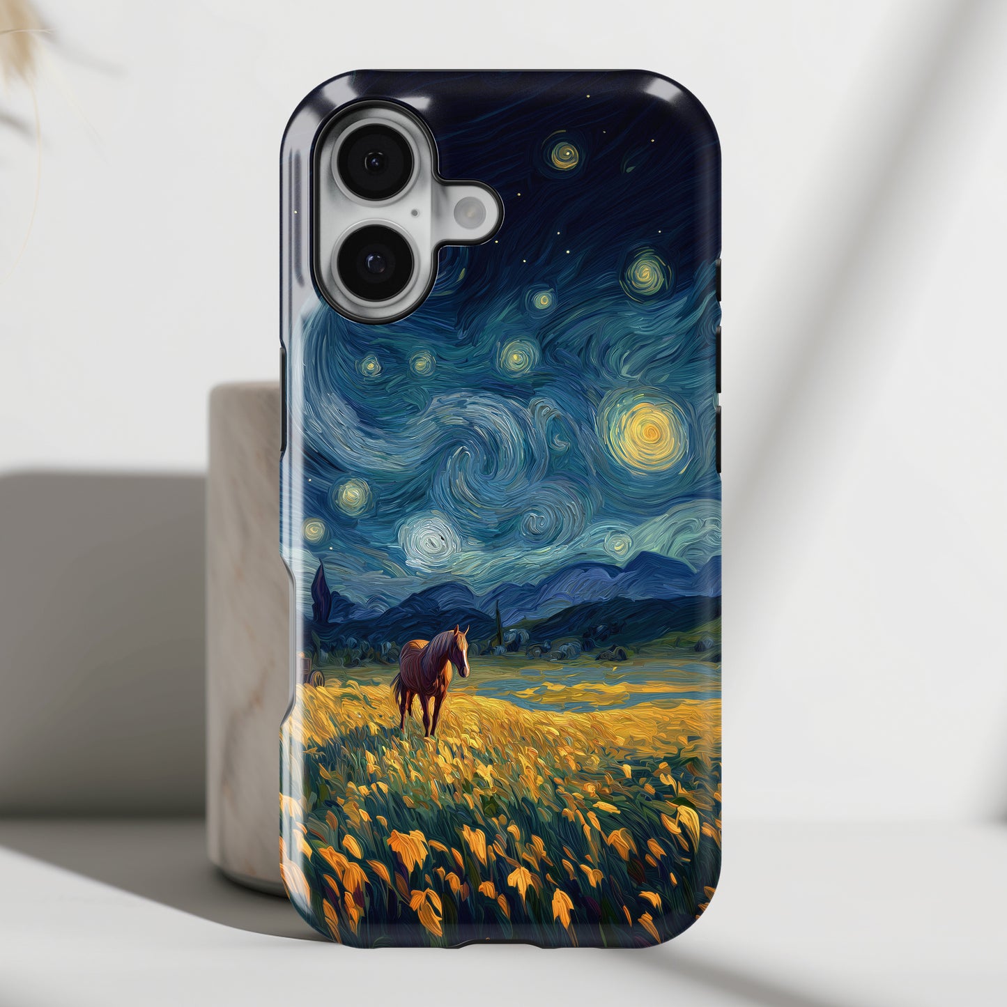 Prairie Nocturne Design iPhone Case