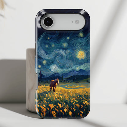 Prairie Nocturne Design iPhone Case