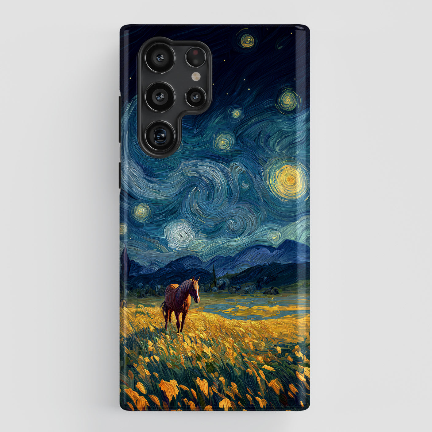 Prairie Nocturne Design Phone Case for Galaxy S series Phones