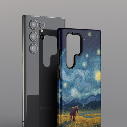 Prairie Nocturne Design Phone Case for Galaxy S series Phones