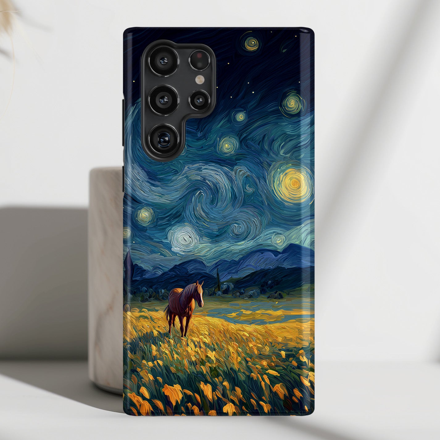 Prairie Nocturne Design Phone Case for Galaxy S series Phones