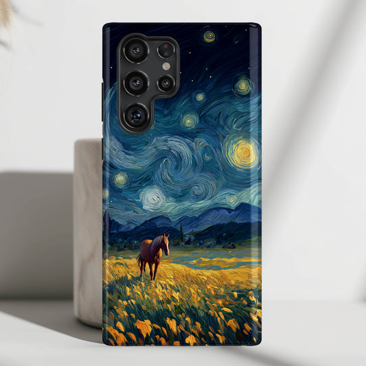 Prairie Nocturne Design Phone Case for Galaxy S series Phones