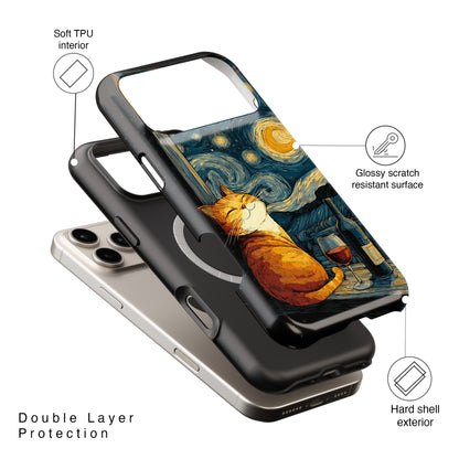 Purrfect Evening Design iPhone Case