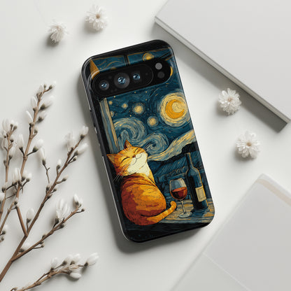 Purrfect Evening Design Phone Case for Google Pixel