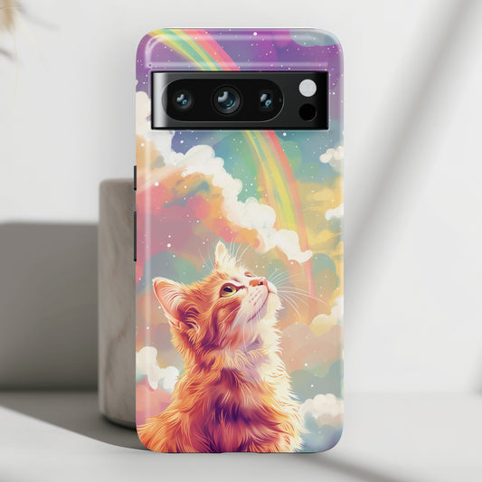 Rainbow Cat Design Google Pixel Phone Case