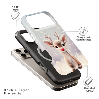 Rudolph’s Glow Design iPhone Case