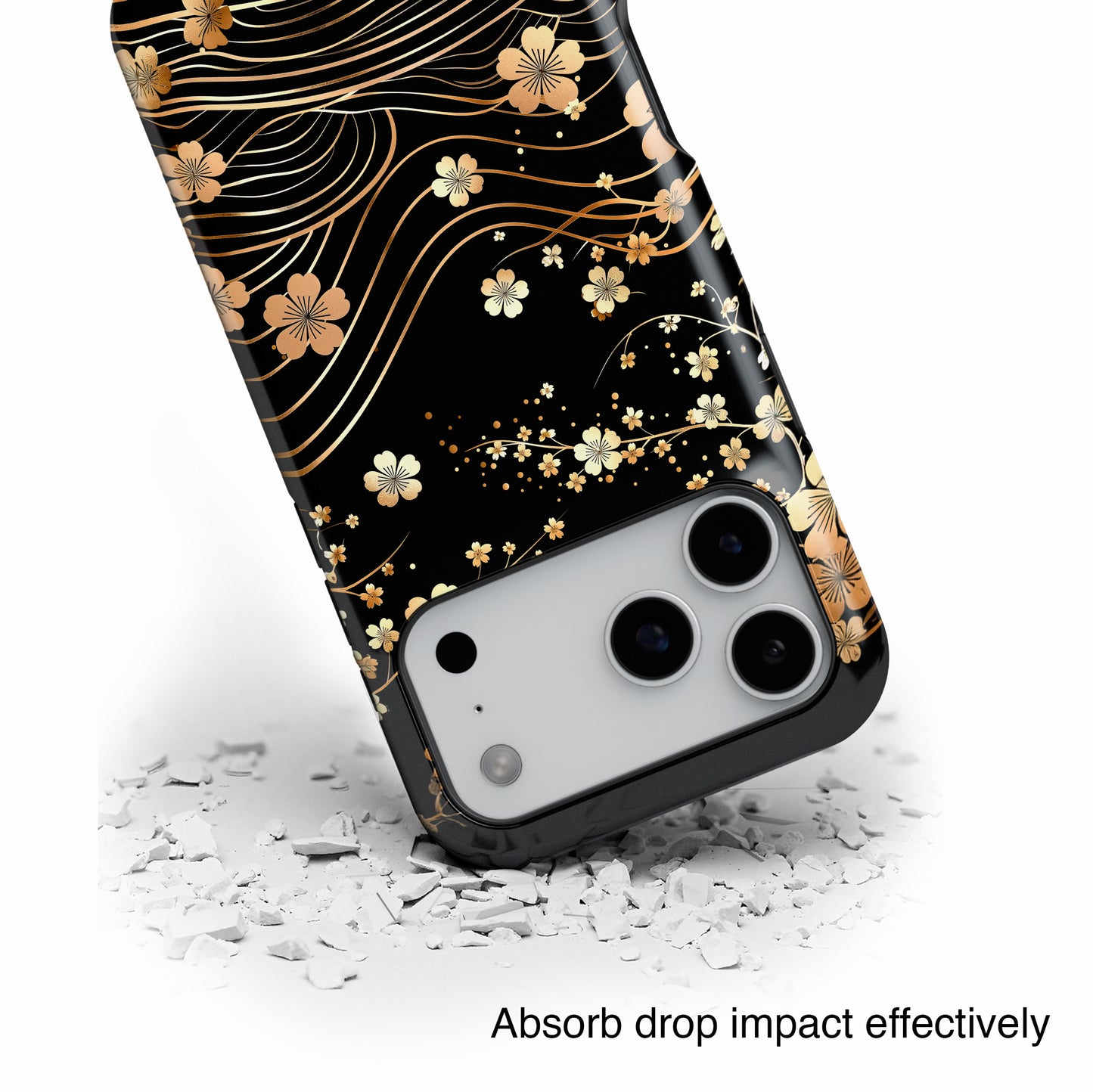 Sakura Wave Japanese Art Design iPhone Case