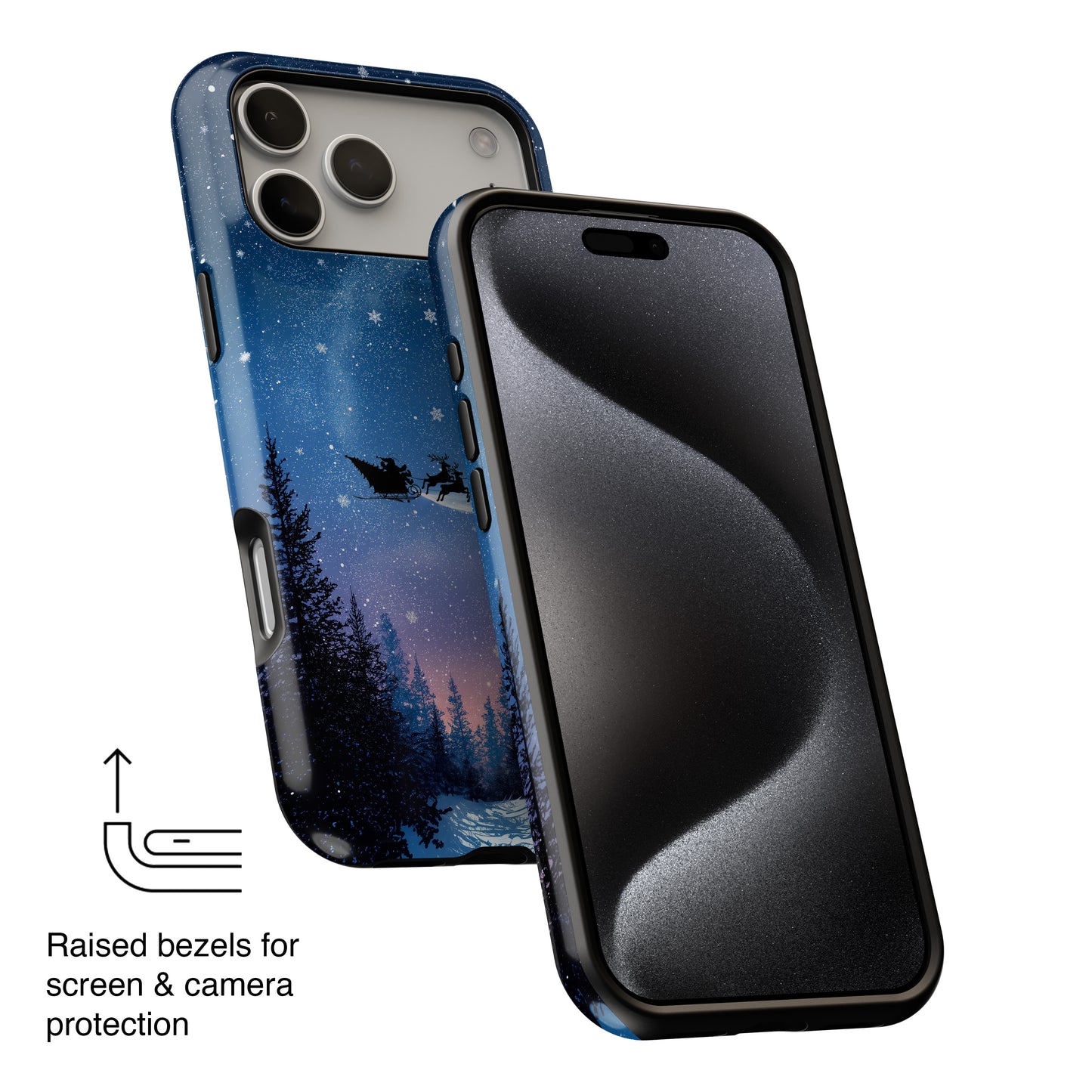 Santa’s Flight Design iPhone Case