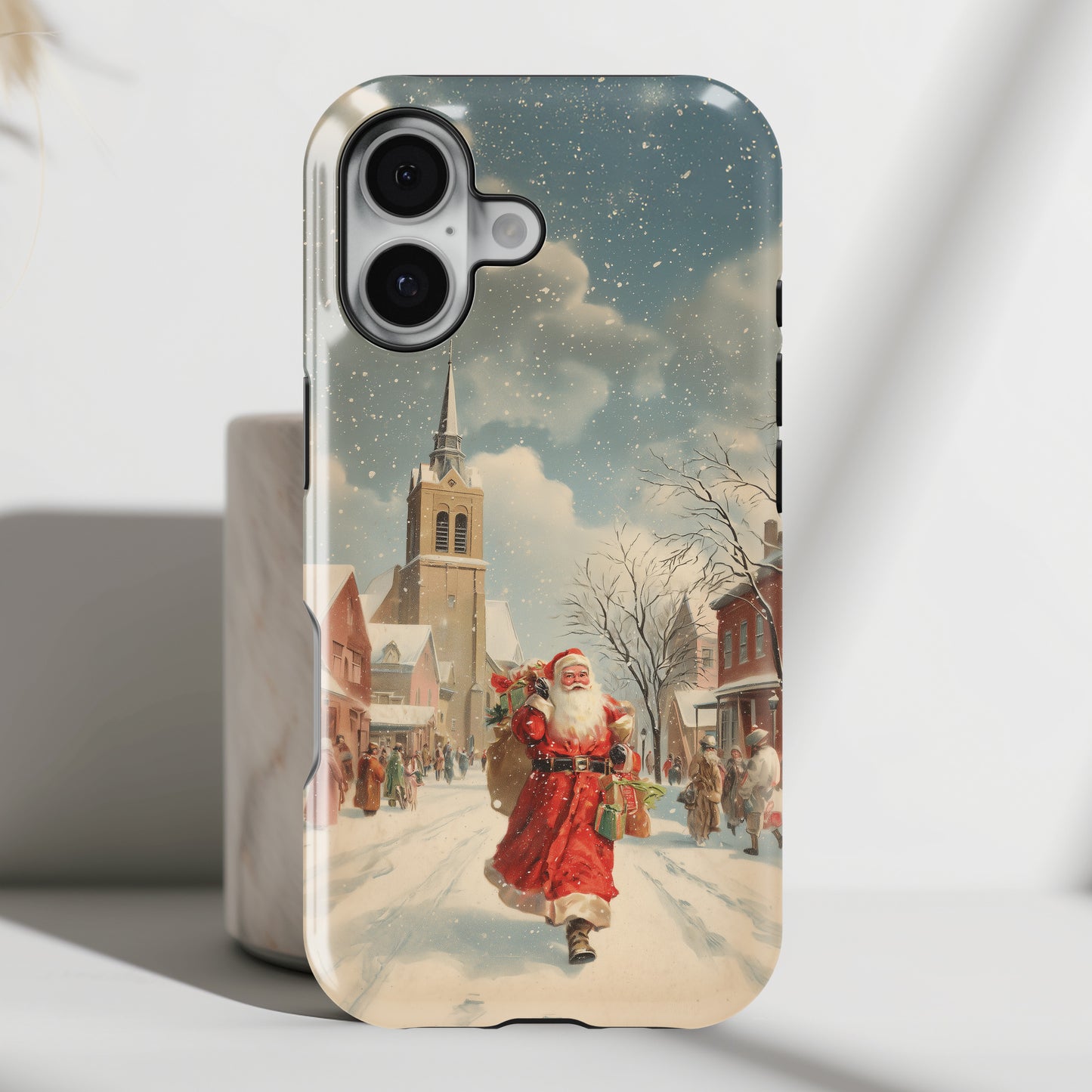 Santa’s Stroll Design iPhone Case