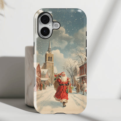 Santa’s Stroll Design iPhone Case