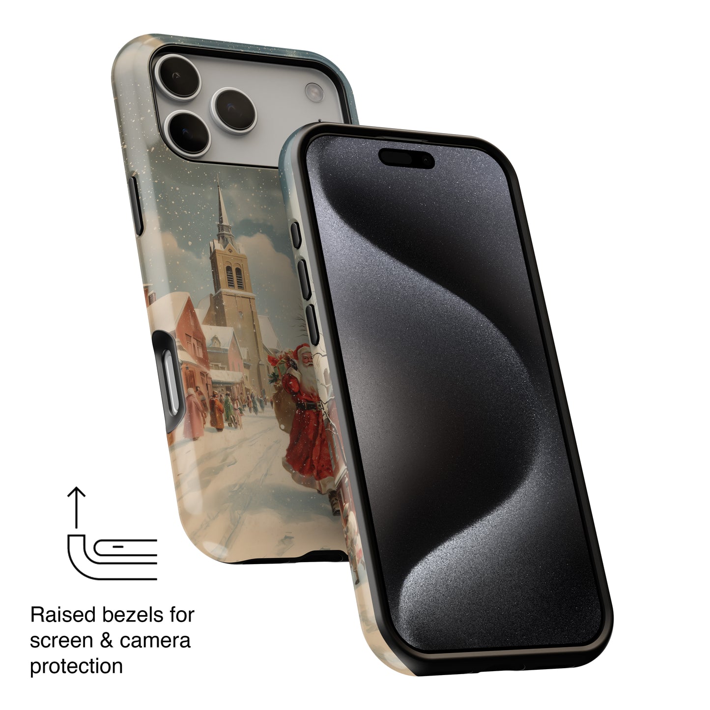 Santa’s Stroll Design iPhone Case